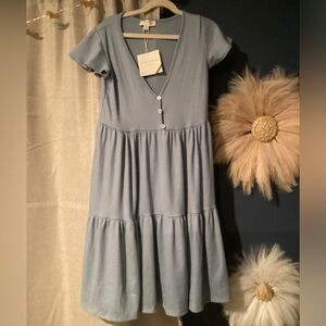 See You Monday cute blue dress